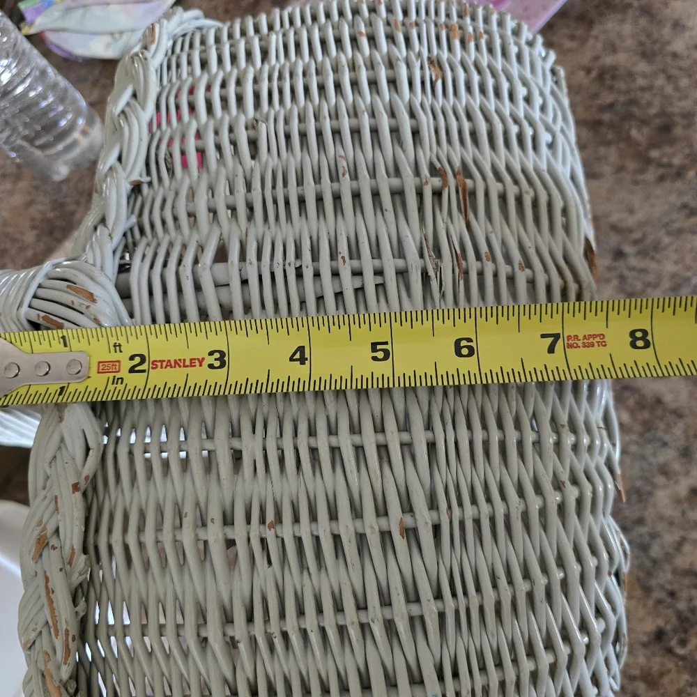Wicker Decor Baske Gray